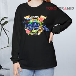 Vintage 1990s Guns N' Roses Uzi Suicide Records Shirt 3 Vintage 1990s Guns N' Roses Uzi Suicide Records Long sleeved Front