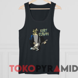 Vintage 1990s Nirvana Kurt Cobain T shirt Black TankTop