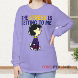 Vintage 1990s Peanuts Lucy The Stress Is Getting To Me Long sleeved