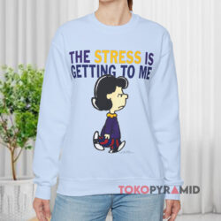 Vintage 1990s Peanuts Lucy The Stress Is Getting To Me Sweatshirt