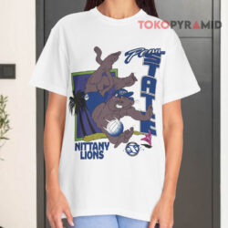 Vintage 1990s Penn State Nittany Lions Volleyball White T shirt