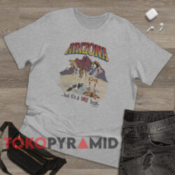 Vintage 1991 Arizona But It's a Dry Heat T-shirt Cartoon Dead Cowboy Skeleton 4 Vintage 1991 Arizona But It's a Dry Heat Heather Tshirt Cartoon Dead Cowboy Skeleton