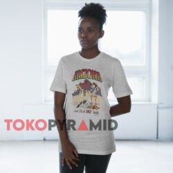 Vintage 1991 Arizona But It's a Dry Heat T-shirt Cartoon Dead Cowboy Skeleton 2 Vintage 1991 Arizona But It's a Dry Heat Woman Heather Tshirt Cartoon Dead Cowboy Skeleton