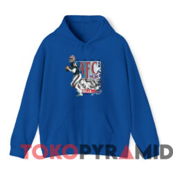 Vintage 1991 Buffalo Bills Afc Champions T shirt Blue Hoodie