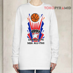 Vintage 1991 Charlotte Nba All star Game Long sleeved