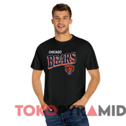Vintage 1991 Chicago Bears Logo 7 NFL T-shirt 1 Vintage 1991 Chicago Bears Logo 7 Nfl T shirt Black T shirt