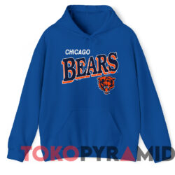 Vintage 1991 Chicago Bears Logo 7 NFL T-shirt 2 Vintage 1991 Chicago Bears Logo 7 Nfl T shirt Blue Hoodie