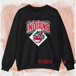 Vintage 1991 Cleveland Indians Shirt 4 Vintage 1991 Cleveland Indians Shirt Black Sweatshirt