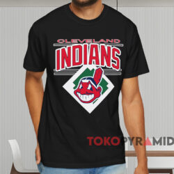 Vintage 1991 Cleveland Indians Shirt Black T shirt