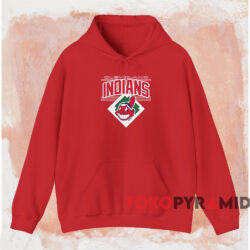 Vintage 1991 Cleveland Indians Shirt 2 Vintage 1991 Cleveland Indians Shirt Red Hoodie