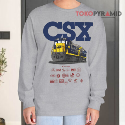 Vintage 1991 Csx Train Locomotive Long sleeved Vintage 1991 Csx Train Locomotive Long sleeved