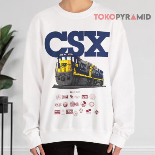 Vintage 1991 Csx Train Locomotive Sweatshirt Vintage 1991 Csx Train Locomotive Sweatshirt