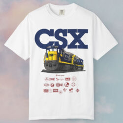 Vintage 1991 Csx Train Locomotive T shirt