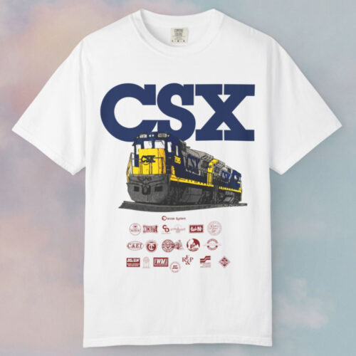 Vintage 1991 Csx Train Locomotive T shirt Vintage 1991 Csx Train Locomotive T shirt