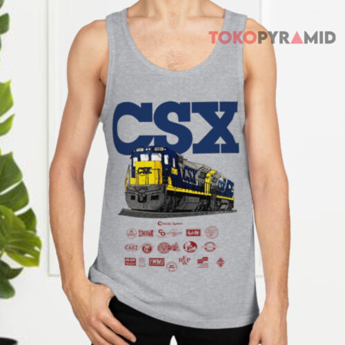 Vintage 1991 Csx Train Locomotive Tank Top Vintage 1991 Csx Train Locomotive Tank Top