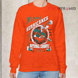 Vintage 1991 Miami Hurricanes NCAA Champs Shirt 2 Vintage 1991 Miami Hurricanes Ncaa Champs Sweatshirt