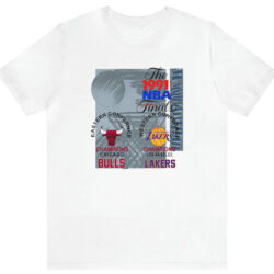 Rare Vintage 1991 NBA Finals Chicago Bulls Vs. Los Angeles Lakers Tee 5 Rare Vintage 1991 NBA Finals Chicago Bulls Vs Los Angeles Lakers Tee