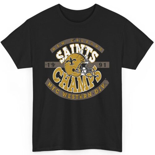 Vintage 1991 New Orleans Saints NFC Champs Shirt Vintage 1991 New Orleans Saints NFC Champs Shirt