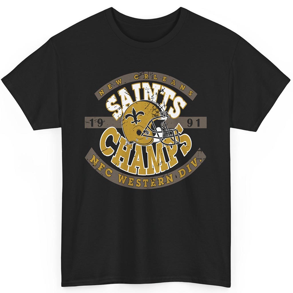 Vintage 1991 New Orleans Saints NFC Champs Shirt Vintage 1991 New Orleans Saints NFC Champs Shirt