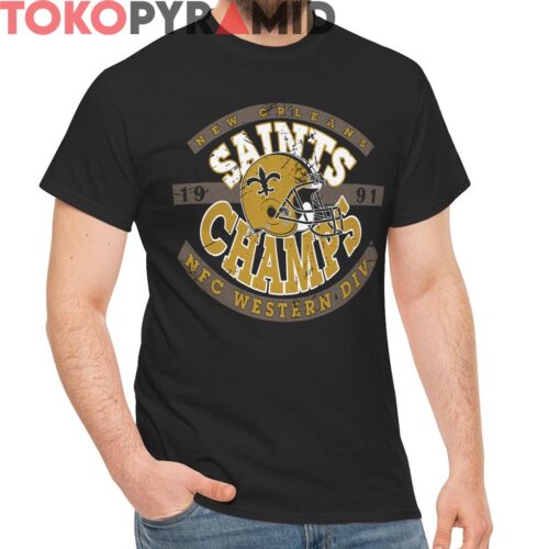 Vintage 1991 New Orleans Saints NFC Champs Shirt Vintage 1991 New Orleans Saints NFC Champs Shirt