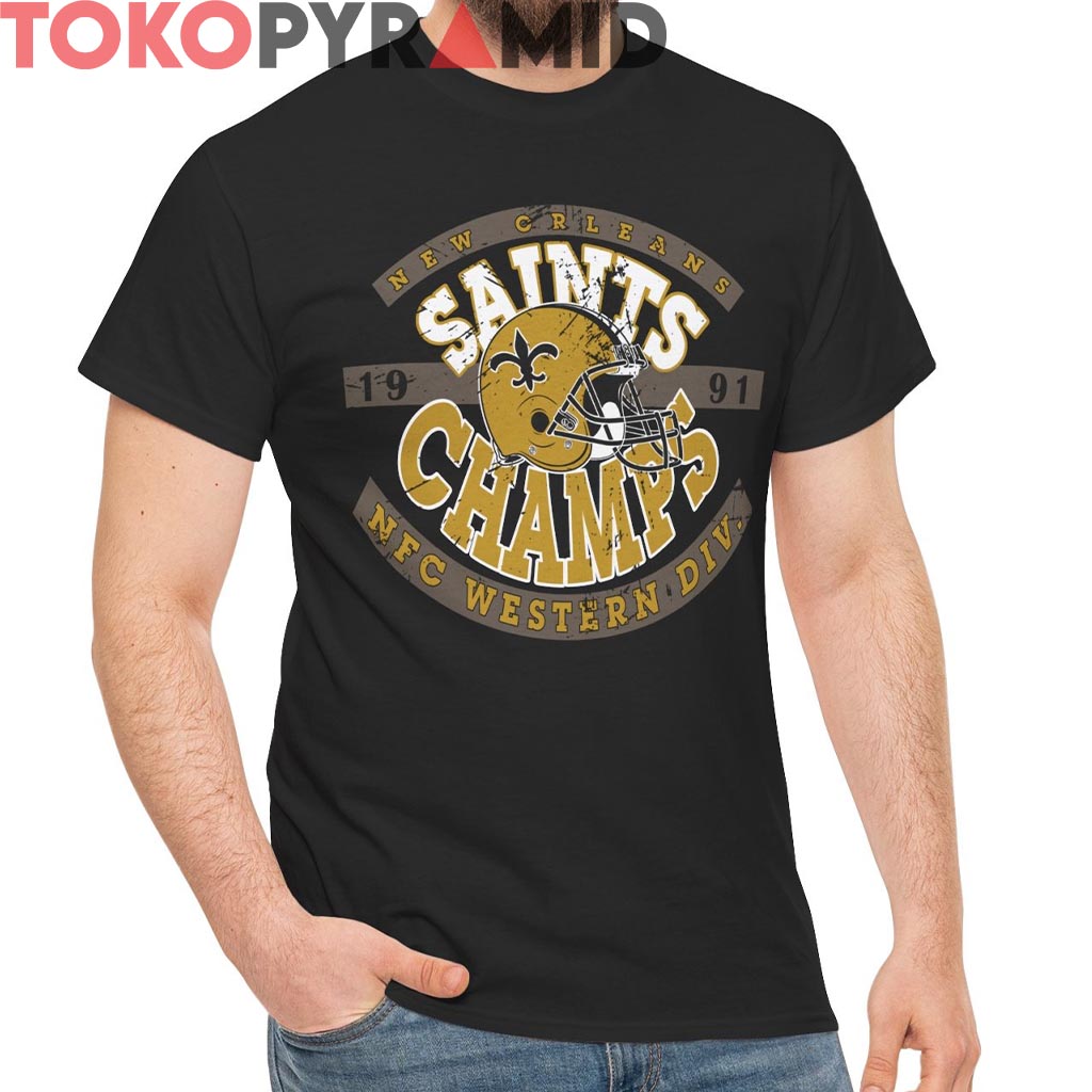 Vintage 1991 New Orleans Saints NFC Champs Shirt Vintage 1991 New Orleans Saints NFC Champs Shirt