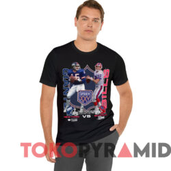 Vintage 1991 New York Giants vs Buffalo Bills T-shirt 3 Vintage 1991 New York Giants Vs Buffalo Bills T shirt Black T shirt