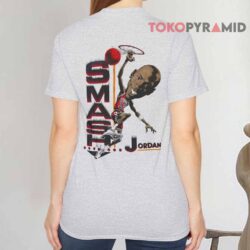 Vintage 1991 Pippen to Jordan Pass and Smash NBA Chicago Bulls Shirt 4 Vintage 1991 Pippen to Jordan Pass and Smash NBA Chicago Bulls Shirt BAck