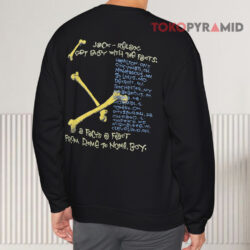 Vintage 1991 Rush Roll The Bones Tour Sweatshirt Back