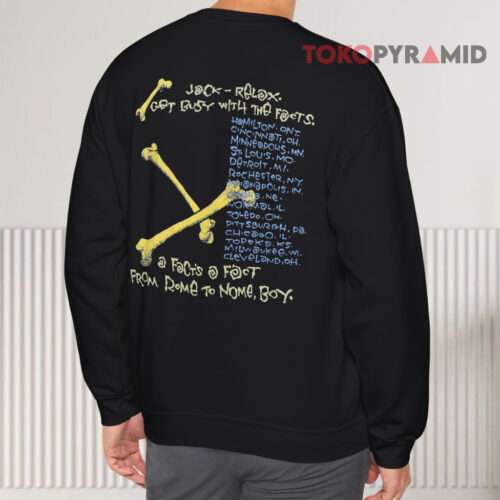 Vintage 1991 Rush Roll The Bones Tour Sweatshirt Back