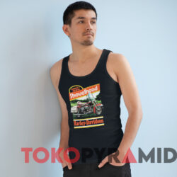 Vintage 1991 Shovelhead Harley Davidson T shirt Black TankTop