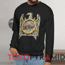 Vintage 1991 Slayer Touring In The Abyss T-shirt 2 Vintage 1991 Slayer Touring In The Abyss T shirt Black Sweatshirt