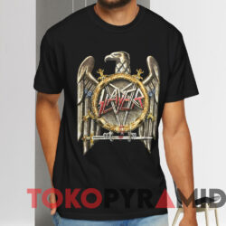 Vintage 1991 Slayer Touring In The Abyss T shirt Black T shirt