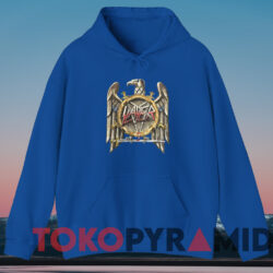 Vintage 1991 Slayer Touring In The Abyss T-shirt 4 Vintage 1991 Slayer Touring In The Abyss T shirt Blue Hoodie