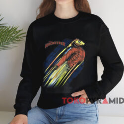 Vintage 1991 The Rocketeer T-shirt 4 Vintage 1991 The Rocketeer T shirt Black Sweatshirt