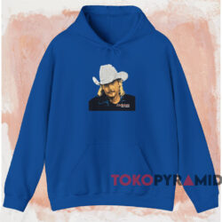 Vintage 1992 Alan Jackson On Tour T shirt Blue Hoodie