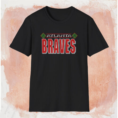 Vintage 1992 Atlanta Braves Baseball Shirt Black T shirt Vintage 1992 Atlanta Braves Baseball Shirt Black T shirt