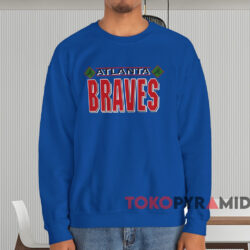 Vintage 1992 Atlanta Braves Baseball Shirt 4 Vintage 1992 Atlanta Braves Baseball Shirt Blue Sweatshirt
