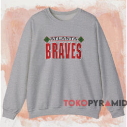 Vintage 1992 Atlanta Braves Baseball Shirt 3 Vintage 1992 Atlanta Braves Baseball Shirt Grey Sweatshirt