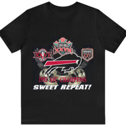 1992 Buffalo Bills AFC Champions Sweet Repeat T-shirt 5 Vintage 1992 Buffalo Bills Afc Champions Sweet Repeat T shirt