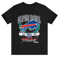 Vintage 1992 Buffalo Bills Super Bowl AFC Champions T-shirt 5 Vintage 1992 Buffalo Bills Super Bowl Afc Champions T shirt