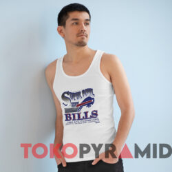 Vintage 1992 Buffalo Bills Super Bowl Xxvii Afc T shirt White TankTop
