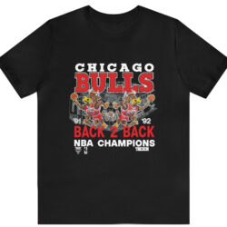 Vintage 1992 Chicago Bulls Back 2 Back NBA Champions T-shirt 5 Vintage 1992 Chicago Bulls Back 2 Back Nba Champions T shirt
