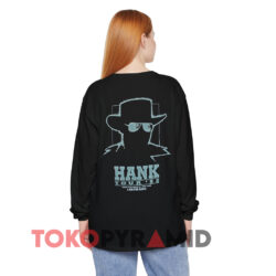 Vintage 1992 Hank Williams Jr. Hotel Whiskey Shirt Tour 4 Vintage 1992 Hank Williams Jr Hotel Whiskey Tour Double Sided Black Long sleeved Back