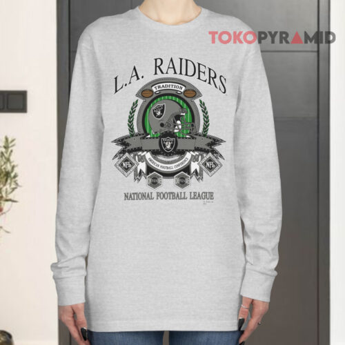 Vintage 1992 L a Raiders Tradition National Football League Long sleeved
