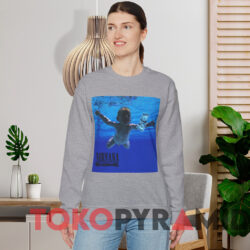 Vintage 1992 Nirvana Nevermind T-shirt 2 Vintage 1992 Nirvana Nevermind T shirt Grey Sweatshirt