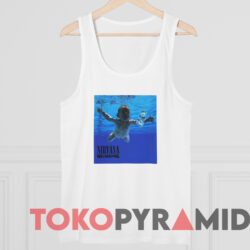 Vintage 1992 Nirvana Nevermind T-shirt 4 Vintage 1992 Nirvana Nevermind T shirt White TankTop