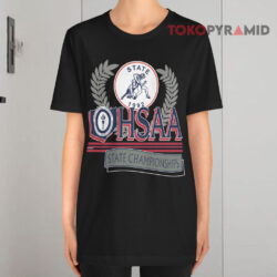 Vintage 1992 Ohsaa State Wrestling Championship Black T shirt