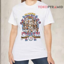 Vintage 1992 Olympic Dream Team Basketball Shirt 3 Vintage 1992 Olympic Dream Team Basketball Shirt Front
