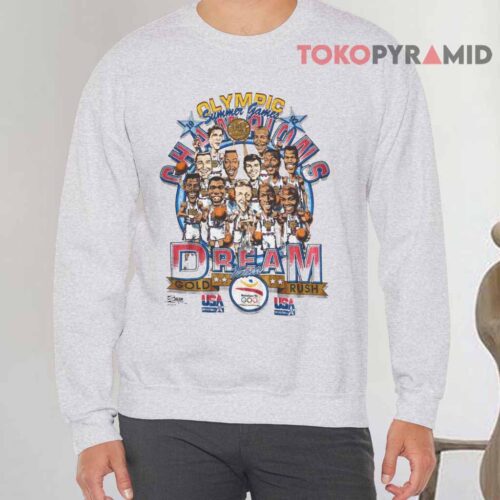 Vintage 1992 Olympic Dream Team Basketball Sweatshirt Front Vintage 1992 Olympic Dream Team Basketball Sweatshirt Front