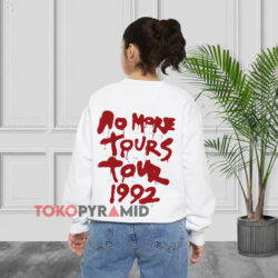 Vintage 1992 Ozzy Osbourne No More Tours Tour Shirt Double Sided 4 Vintage 1992 Ozzy Osbourne No More Tours Tour White Sweatshirt Back